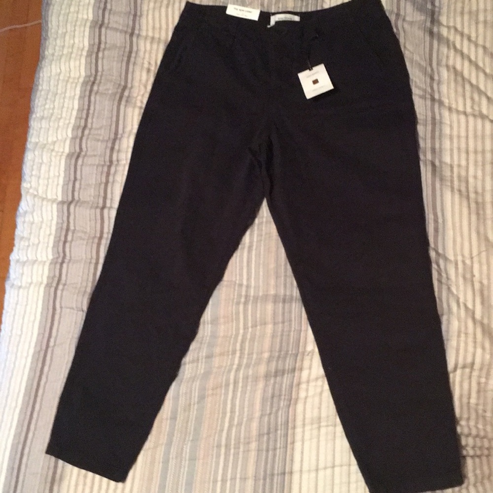Zara Women navy chino pants